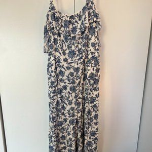 Loft Floral Paisley Jumpsuit